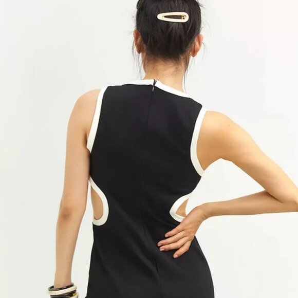 NWT Anthropologie Eva Franco Cutout Mini Dress size 2 - Picture 4 of 11